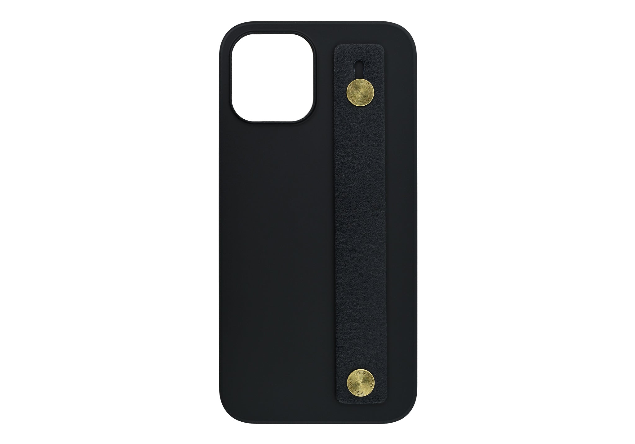 iPhone 12 シリーズ | Air Jacket™ Leather Band (Black) – P.S.ZERO