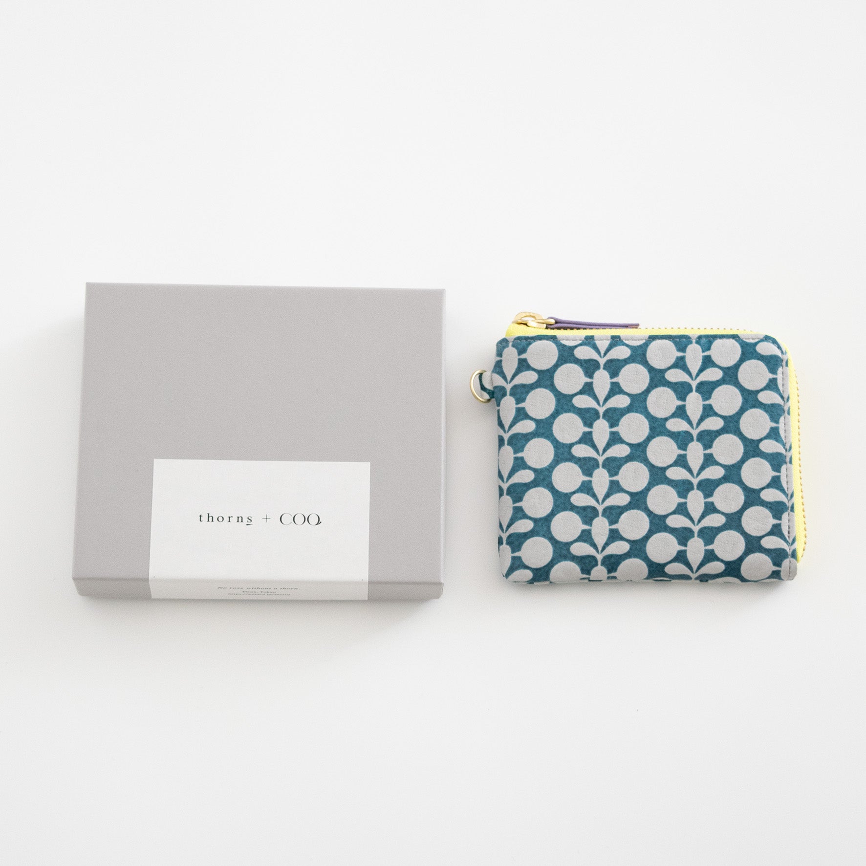 thorns + COQ SMALL WALLET(ハッカ/GRN)